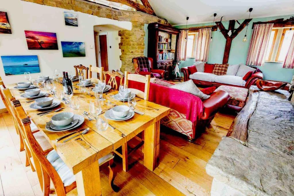 Four Bed Barn Conversion Junction 37 38 M1 Барнслі Екстер'єр фото
